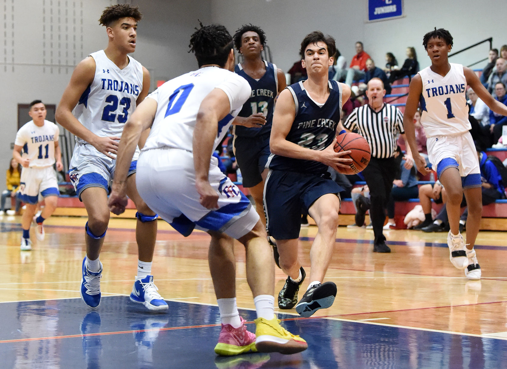 PHOTOS: Fountain-Fort Carson Trojans (58) Pine Creek Eagles (70)